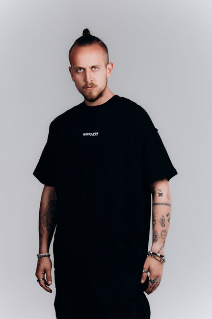 RECKLESS Bat Tee Black