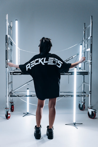 RECKLESS Bat Tee Black